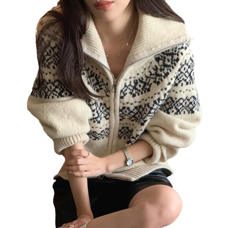 Vintage Knitted Cardigan Sweater