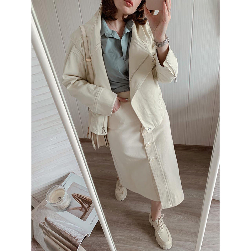 British Style Leather Platform Flats
