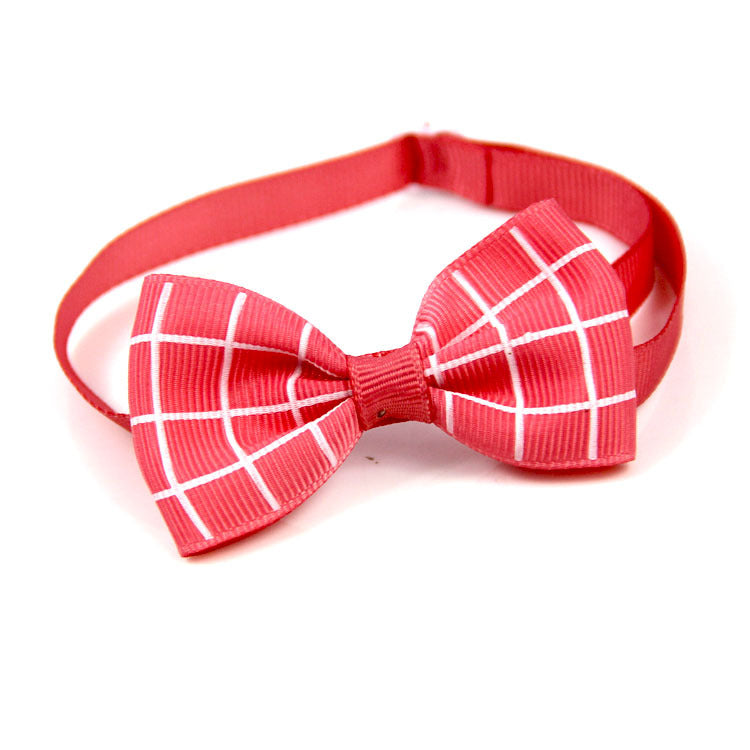 Plaid Pet Bowtie
