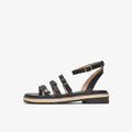 Retro Cross Strap Sandals