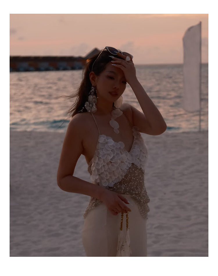 Transparent Sequin Dress