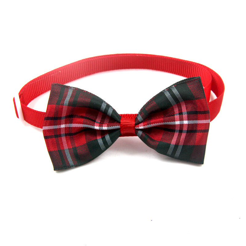 Plaid Pet Bowtie