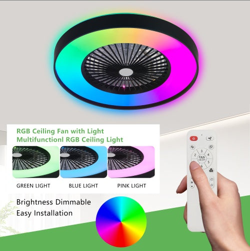 23 inch LED RGB Smart Ceiling Fan