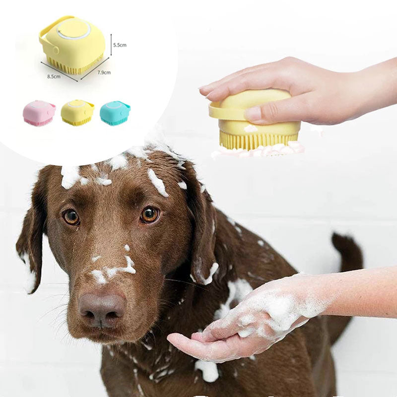 Silicone Dog Bath Brush Gloves