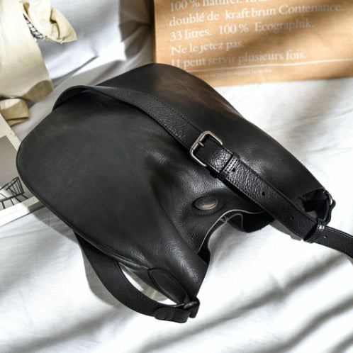 Retro Leather Messenger Bag