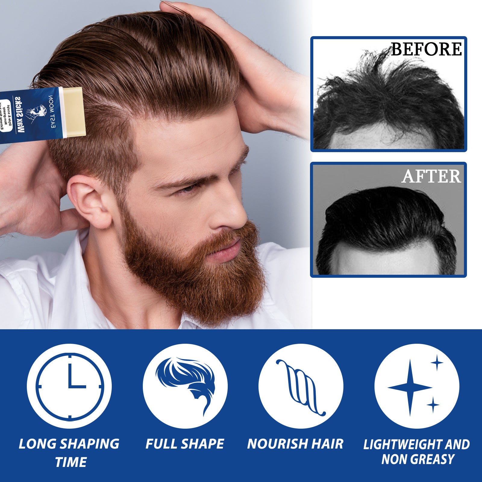 Men's Hair Wax Stick