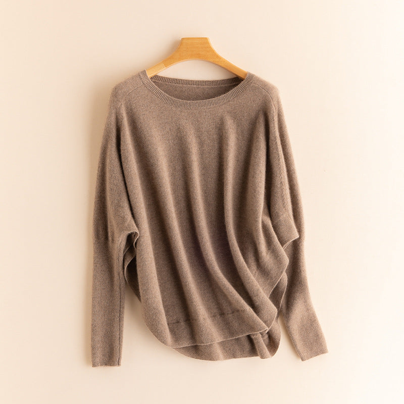 Round Neck Cashmere Shirt